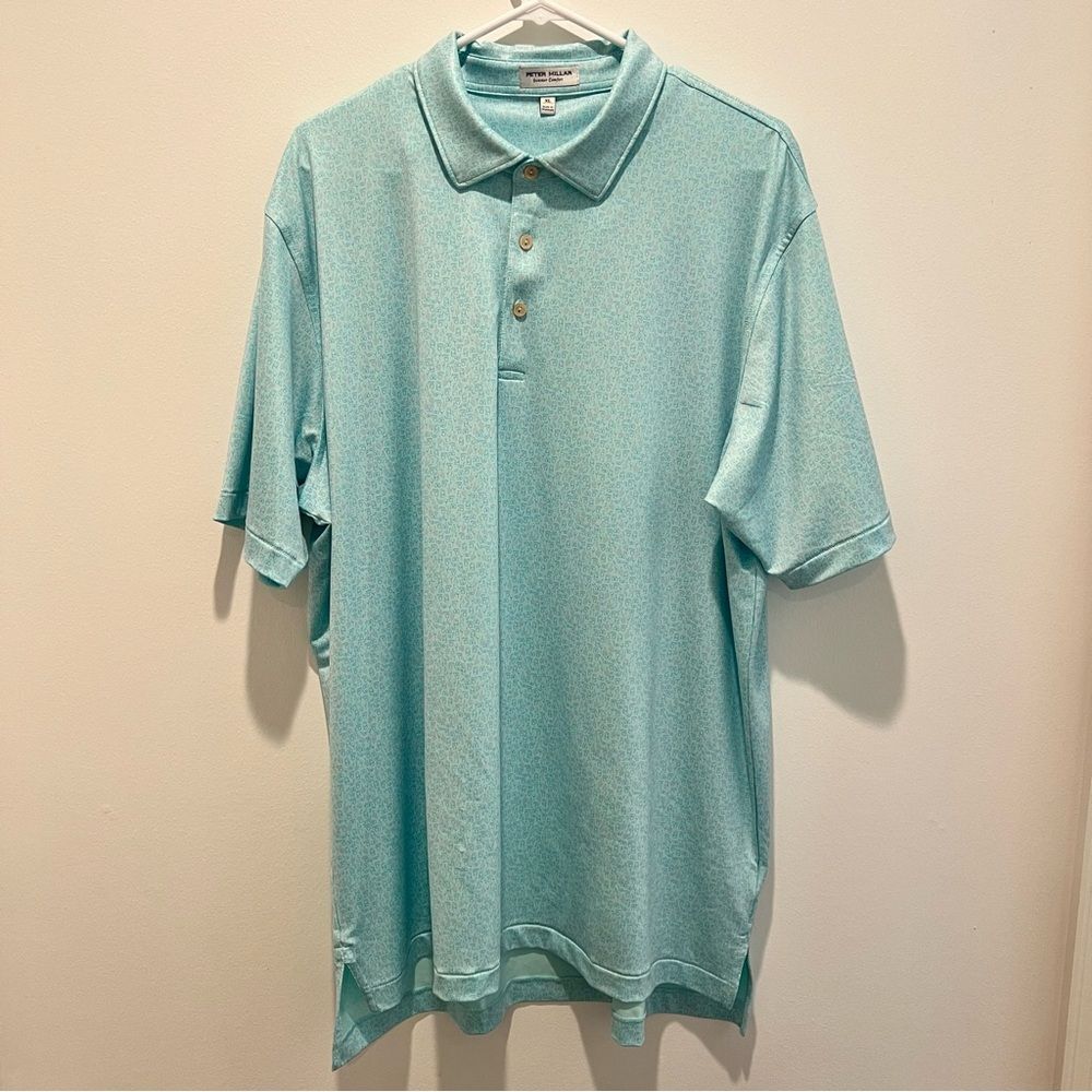 Peter Millar Dazed And Transfused Performance Men's Short Sleeve Golf Shirt XL